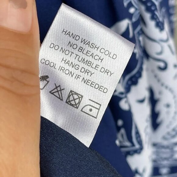 lovers + friends Temple Dress in Blue Temple Scarf small - Picture 12 of 13